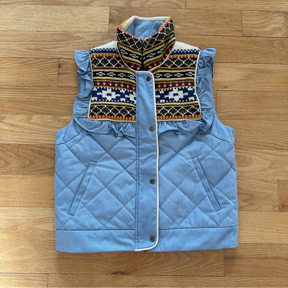 Hunter Bell Pippa Vest- Fair Isle Knit - Picture 3 of 6